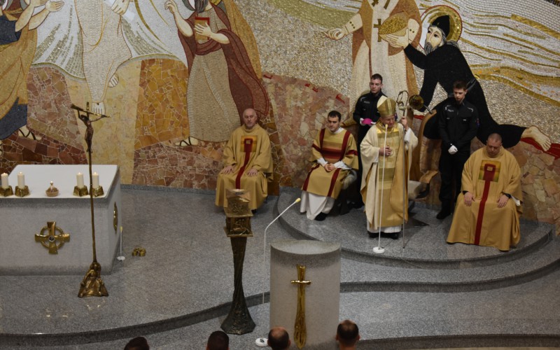 Stretnutie kadetov AOS s biskupom Rábekom, 26. 11. 2023