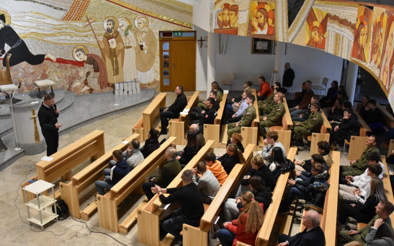 Stretnutie kadetov AOS s biskupom Rábekom, 26. 11. 2023