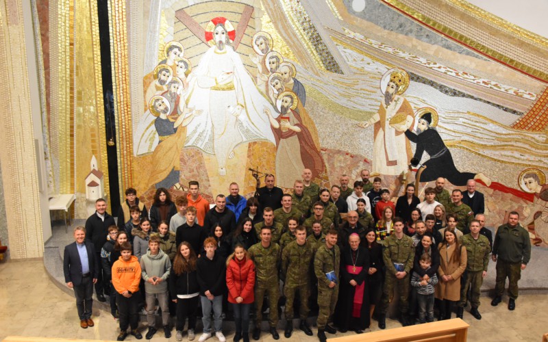 Stretnutie kadetov AOS s biskupom Rábekom, 26. 11. 2023