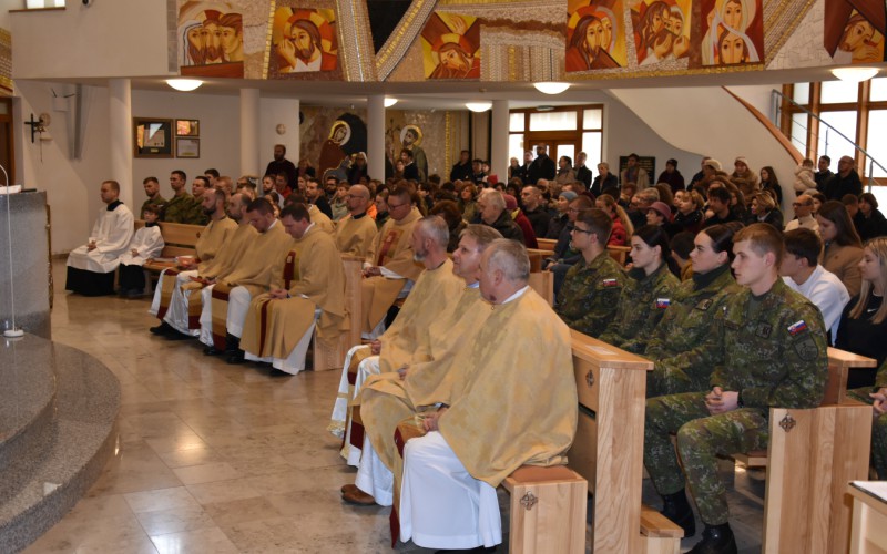 Stretnutie kadetov AOS s biskupom Rábekom, 26. 11. 2023
