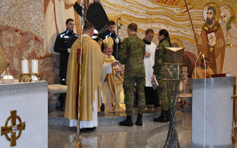 Stretnutie kadetov AOS s biskupom Rábekom, 26. 11. 2023