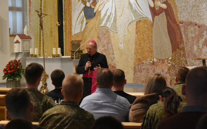 Stretnutie kadetov AOS s biskupom Rábekom, 26. 11. 2023