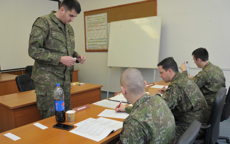 Záverečné skúšky príslušníkov 31. dôstojníckeho kurzu pre absolventov vysokých škôl (DKAVŠ), 05. 12. 2023