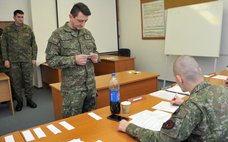 Záverečné skúšky príslušníkov 31. dôstojníckeho kurzu pre absolventov vysokých škôl (DKAVŠ), 05. 12. 2023