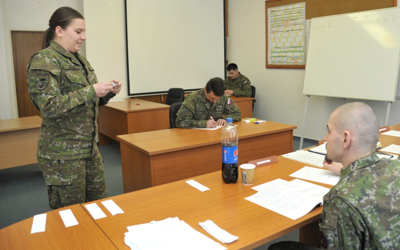 Záverečné skúšky príslušníkov 31. dôstojníckeho kurzu pre absolventov vysokých škôl (DKAVŠ), 05. 12. 2023