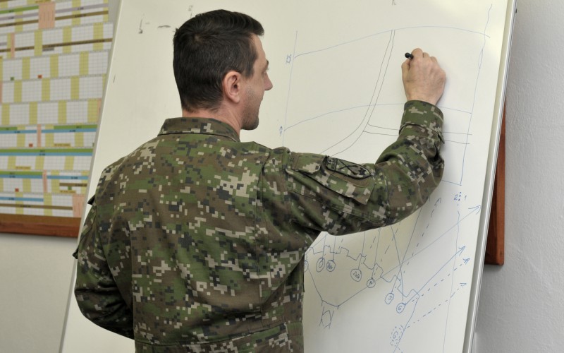 Záverečné skúšky príslušníkov 31. dôstojníckeho kurzu pre absolventov vysokých škôl (DKAVŠ), 05. 12. 2023