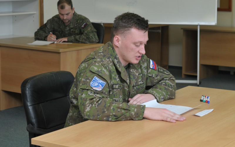 Záverečné skúšky príslušníkov 31. dôstojníckeho kurzu pre absolventov vysokých škôl (DKAVŠ), 05. 12. 2023