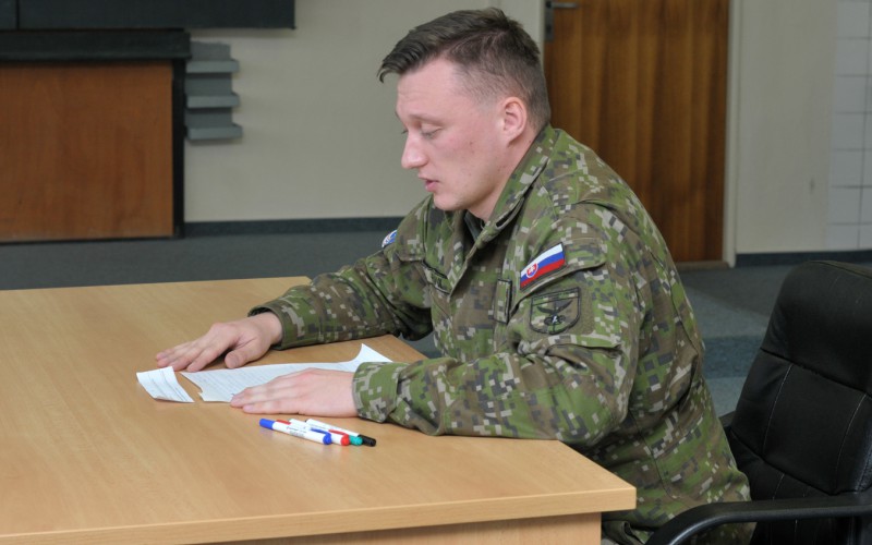 Záverečné skúšky príslušníkov 31. dôstojníckeho kurzu pre absolventov vysokých škôl (DKAVŠ), 05. 12. 2023