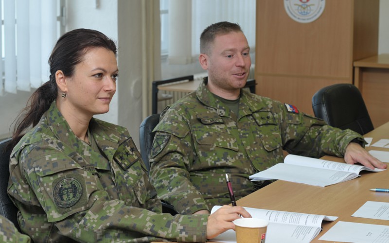 Záverečné skúšky príslušníkov 31. dôstojníckeho kurzu pre absolventov vysokých škôl (DKAVŠ), 05. 12. 2023