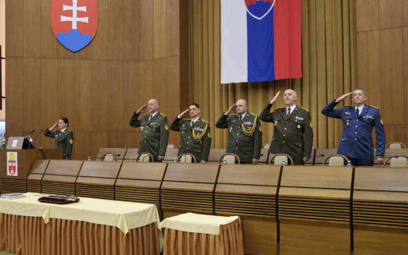 Ukončenie 31. DKAVŠ ( Dôstojníckeho kurzu pre absolventov vysokých škôl), 12. 01. 2024