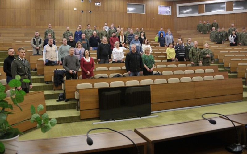 Ukončenie 31. DKAVŠ ( Dôstojníckeho kurzu pre absolventov vysokých škôl), 12. 01. 2024