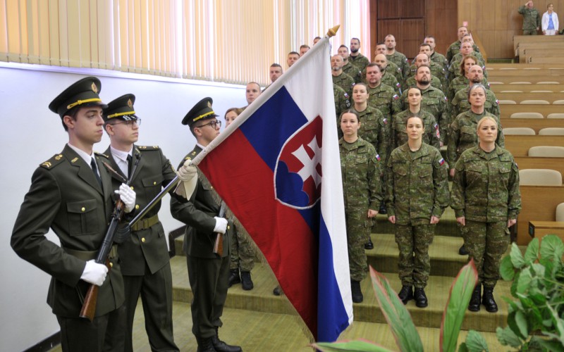 Ukončenie 31. DKAVŠ ( Dôstojníckeho kurzu pre absolventov vysokých škôl), 12. 01. 2024