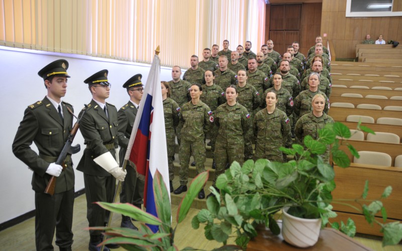 Ukončenie 31. DKAVŠ ( Dôstojníckeho kurzu pre absolventov vysokých škôl), 12. 01. 2024