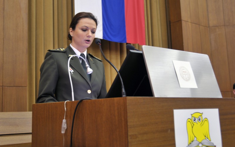 Ukončenie 31. DKAVŠ ( Dôstojníckeho kurzu pre absolventov vysokých škôl), 12. 01. 2024