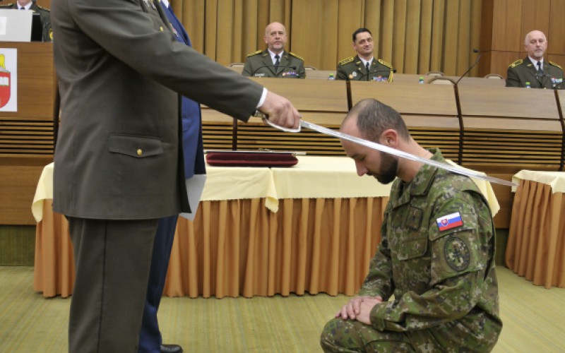 Ukončenie 31. DKAVŠ ( Dôstojníckeho kurzu pre absolventov vysokých škôl), 12. 01. 2024