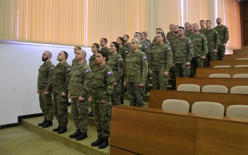 Ukončenie 31. DKAVŠ ( Dôstojníckeho kurzu pre absolventov vysokých škôl), 09. 02. 2024