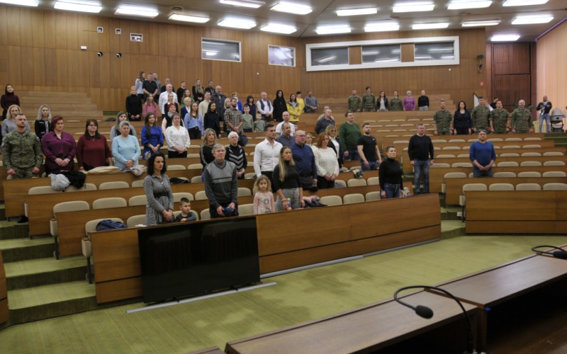 Ukončenie 31. DKAVŠ ( Dôstojníckeho kurzu pre absolventov vysokých škôl), 09. 02. 2024