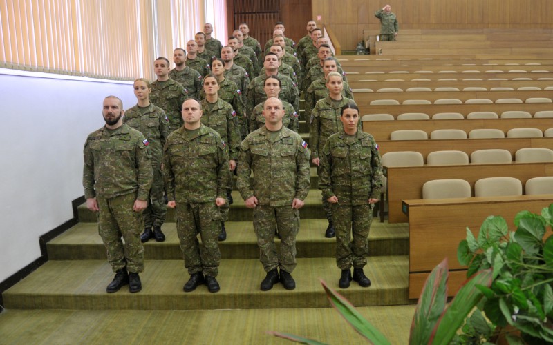 Ukončenie 31. DKAVŠ ( Dôstojníckeho kurzu pre absolventov vysokých škôl), 09. 02. 2024