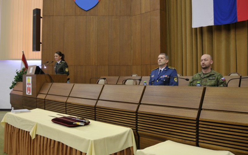 Ukončenie 31. DKAVŠ ( Dôstojníckeho kurzu pre absolventov vysokých škôl), 09. 02. 2024