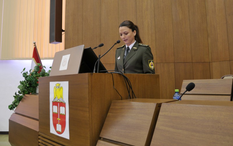 Ukončenie 31. DKAVŠ ( Dôstojníckeho kurzu pre absolventov vysokých škôl), 09. 02. 2024