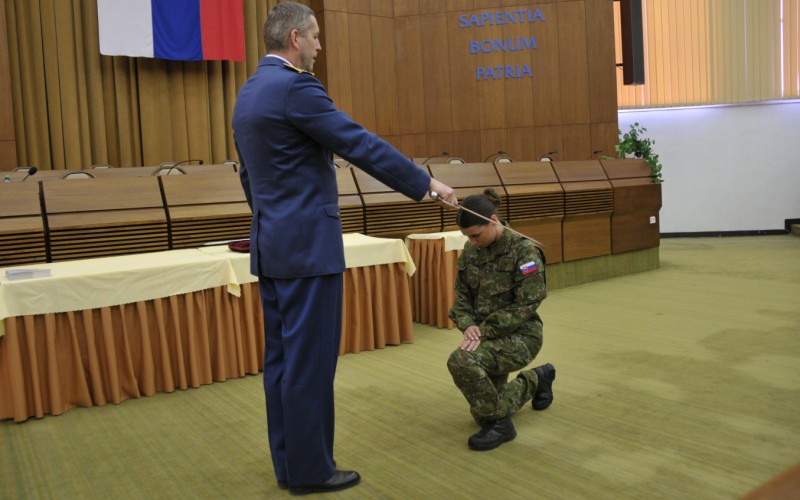 Ukončenie 31. DKAVŠ ( Dôstojníckeho kurzu pre absolventov vysokých škôl), 09. 02. 2024