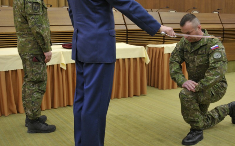 Ukončenie 31. DKAVŠ ( Dôstojníckeho kurzu pre absolventov vysokých škôl), 09. 02. 2024