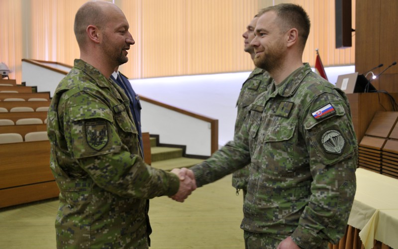 Ukončenie 31. DKAVŠ ( Dôstojníckeho kurzu pre absolventov vysokých škôl), 09. 02. 2024