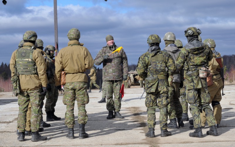 Blokový výcvik kadetov 2. ročníka vo Vojenskom výcvikovom priestore Kamenica nad Cirochou , 14. 02. 2024