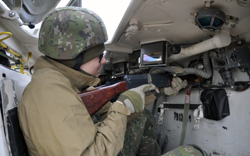 Blokový výcvik kadetov 2. ročníka vo Vojenskom výcvikovom priestore Kamenica nad Cirochou , 14. 02. 2024