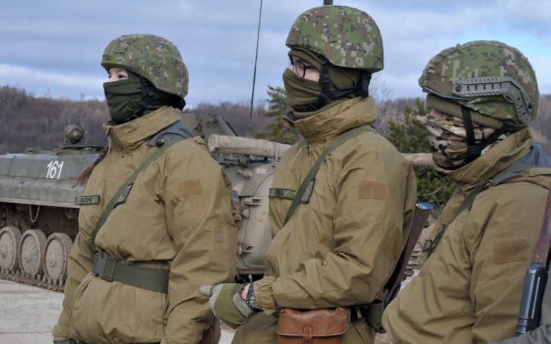 Blokový výcvik kadetov 2. ročníka vo Vojenskom výcvikovom priestore Kamenica nad Cirochou , 14. 02. 2024