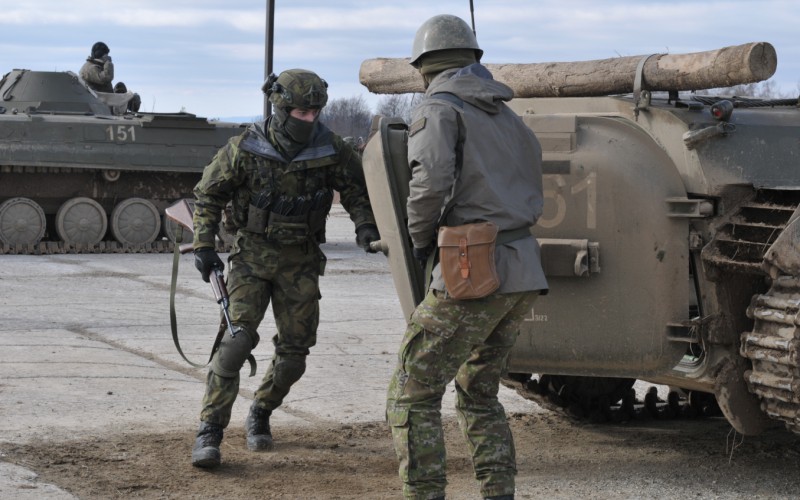 Blokový výcvik kadetov 2. ročníka vo Vojenskom výcvikovom priestore Kamenica nad Cirochou , 14. 02. 2024