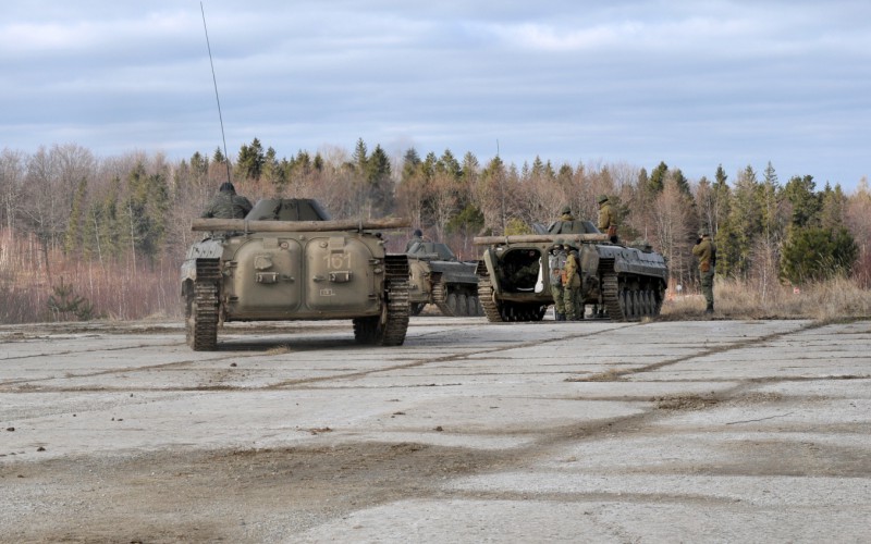 Blokový výcvik kadetov 2. ročníka vo Vojenskom výcvikovom priestore Kamenica nad Cirochou , 14. 02. 2024