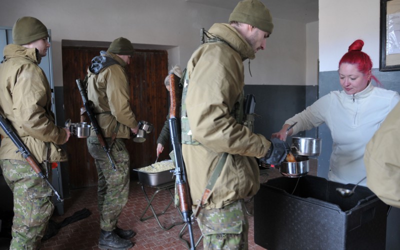 Blokový výcvik kadetov 2. ročníka vo Vojenskom výcvikovom priestore Kamenica nad Cirochou , 14. 02. 2024