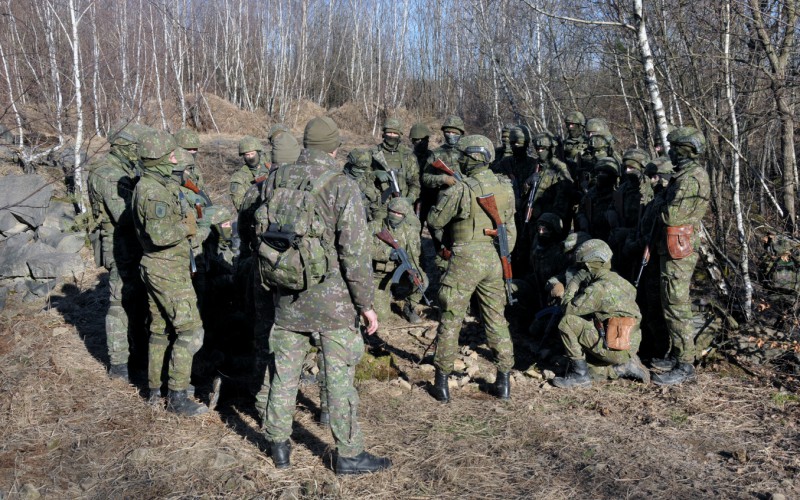 Blokový výcvik kadetov 2. ročníka vo Vojenskom výcvikovom priestore Kamenica nad Cirochou , 14. 02. 2024