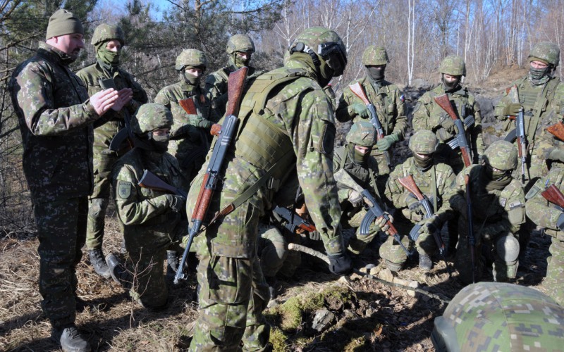 Blokový výcvik kadetov 2. ročníka vo Vojenskom výcvikovom priestore Kamenica nad Cirochou , 14. 02. 2024