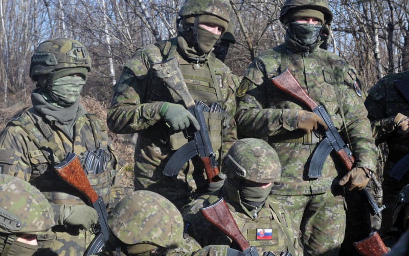 Blokový výcvik kadetov 2. ročníka vo Vojenskom výcvikovom priestore Kamenica nad Cirochou , 14. 02. 2024