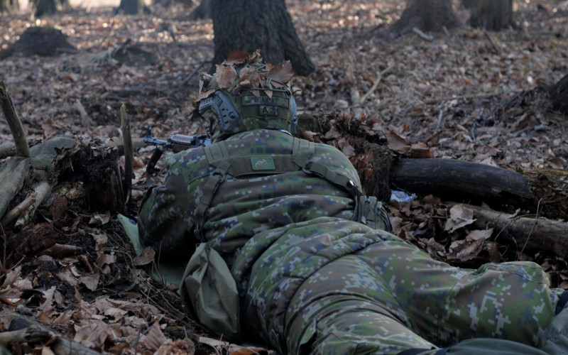 Blokový výcvik kadetov 2. ročníka vo Vojenskom výcvikovom priestore Kamenica nad Cirochou , 14. 02. 2024