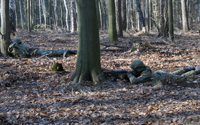 Blokový výcvik kadetov 2. ročníka vo Vojenskom výcvikovom priestore Kamenica nad Cirochou , 14. 02. 2024