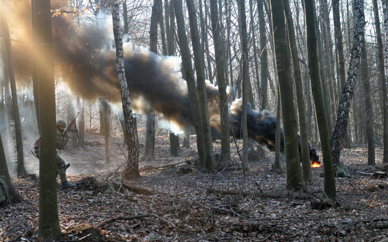 Blokový výcvik kadetov 2. ročníka vo Vojenskom výcvikovom priestore Kamenica nad Cirochou , 14. 02. 2024