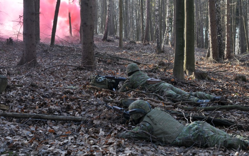 Blokový výcvik kadetov 2. ročníka vo Vojenskom výcvikovom priestore Kamenica nad Cirochou , 14. 02. 2024