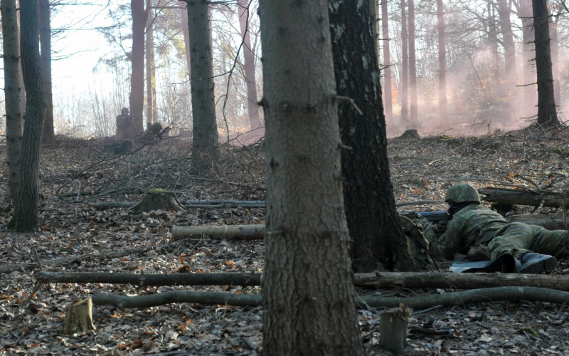 Blokový výcvik kadetov 2. ročníka vo Vojenskom výcvikovom priestore Kamenica nad Cirochou , 14. 02. 2024