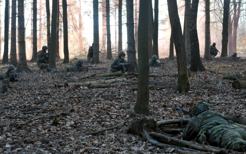 Blokový výcvik kadetov 2. ročníka vo Vojenskom výcvikovom priestore Kamenica nad Cirochou , 14. 02. 2024