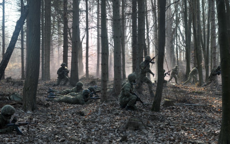 Blokový výcvik kadetov 2. ročníka vo Vojenskom výcvikovom priestore Kamenica nad Cirochou , 14. 02. 2024