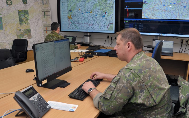 V Simulačnom centre cvičil útvar z Topoľčian , 15. - 19.  04. 2024