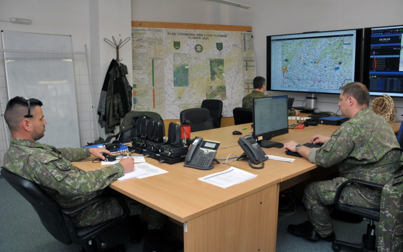 V Simulačnom centre cvičil útvar z Topoľčian , 15. - 19.  04. 2024