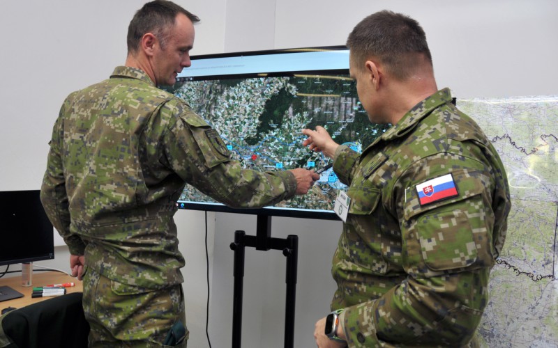 V Simulačnom centre cvičil útvar z Topoľčian , 15. - 19.  04. 2024