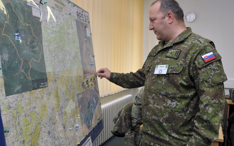 V Simulačnom centre cvičil útvar z Topoľčian , 15. - 19.  04. 2024