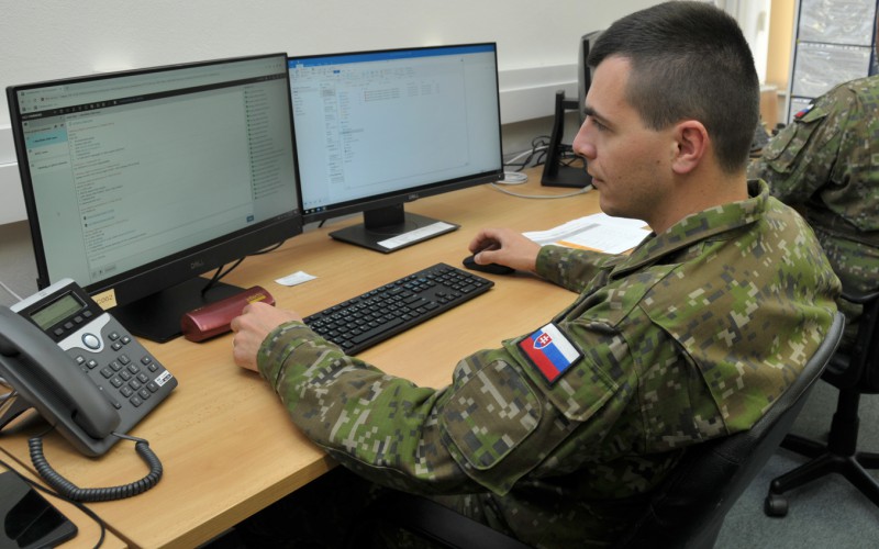 V Simulačnom centre cvičil útvar z Topoľčian , 15. - 19.  04. 2024