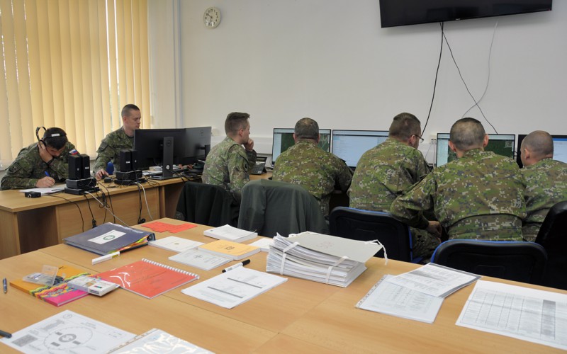 V Simulačnom centre cvičil útvar z Topoľčian , 15. - 19.  04. 2024