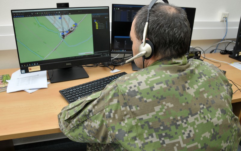 V Simulačnom centre cvičil útvar z Topoľčian , 15. - 19.  04. 2024